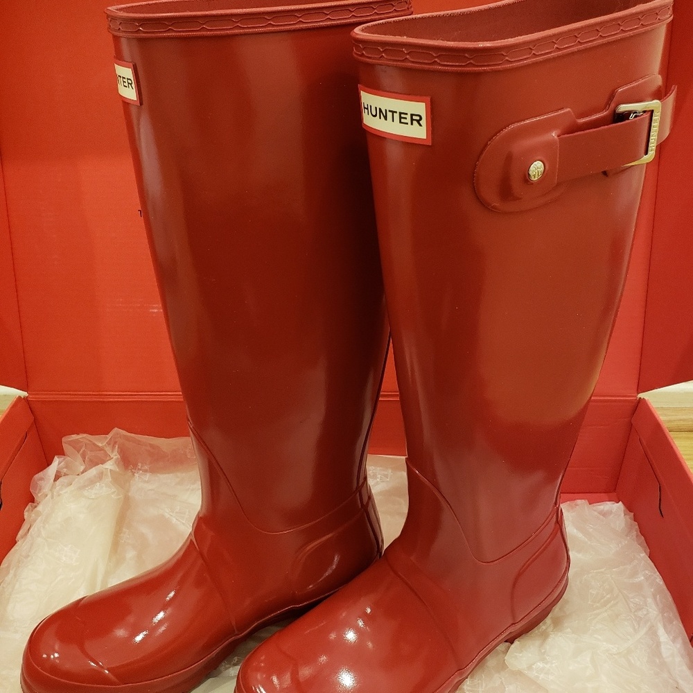 Red Hunter Rain Boots